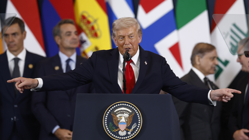 President Donald Trump kicked off the week with a major breakthrough brokering a ceasefire agreement between Israel and Hamas, and closed out the week seeking to make progress on the next global conflict: Ukraine. 
Trump met with Israeli lawmakers in the Knesset on Monday, before heading to Egypt where he met with leaders there as well as Qatar, Turkey and other regional powers. The president urged countries in the region to ‘put the old feuds and bitter hatreds behind us.’
‘At long last, we have peace in the Middle East, and it’s a very simple expression, peace in the Middle East,’ Trump told reporters in Sharm el-Sheikh, Egypt.
‘We’ve heard it for many years, but nobody thought it could ever get there. And now we’re there,’ Trump said. 
The peace deal in the Middle East includes a provision to return the hostages that were still in captivity within 72 hours of Hamas signing off on the deal. It also called for Israeli forces to withdraw its troops and a complete disarmament of Hamas.
Now, Trump has said that he will set his sights on resolving the conflict between Russia and Ukraine. Trump spoke with Russian President Vladimir Putin on Thursday, and met with Ukrainian President Volodymyr Zelenskyy Friday at the White House. 
While Trump said that there is momentum to solve the conflict on the heels of the peace deal in the Middle East, there is ‘tremendous bad blood’ between Putin and Zelenskyy that is stalling a resolution. 
‘They have tremendous bad blood,’ Trump told reporters. ‘It’s really is what is holding up I think a settlement. I think we are going to get it done, and we have to make it long-lasting, as I said in the Middle East, everlasting.’ 
‘The Middle East is a much more complicated situation. You know, we had 59 countries involved, and every one of them agreed. And it’s, you know, it’s sort of amazing. Most people didn’t think that was doable. This is going to be something I really believe that’s going to get done. I had a very good talk yesterday with President Putin. I think he wants to get it done,’ Trump said. 
Meanwhile, Zelenskyy said that Trump has a big opportunity to make headway on mediating an end to the conflict. 
‘President Trump has really showed for the world that he can manage a ceasefire in the Middle East. And that’s why I hope that he will do this. And we will also have such big success. For Ukraine, it’s a big chance, and I hope that President Trump can manage it,’ Zelenskyy said Friday. 
This post appeared first on FOX NEWS From Israel to Ukraine, Trump spends week focused on navigating global conflicts